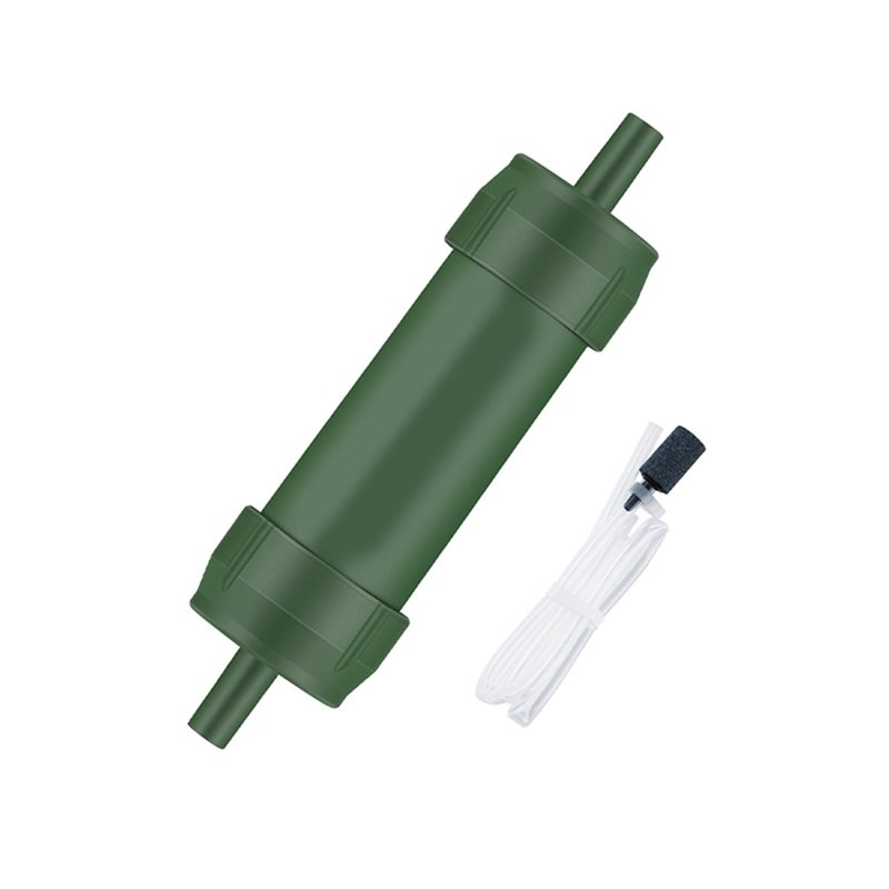 Water Purification Straw - เครื่องกรองน้ำแบบพกพา M01K สำหรับใช้งานกลางแจ้ง ขนาดเล็ก เหมาะสำหรับการเอาตัวรอดหรือเป็นอุปกรณ์ฉุกเฉินในสถานการณ์พายุ