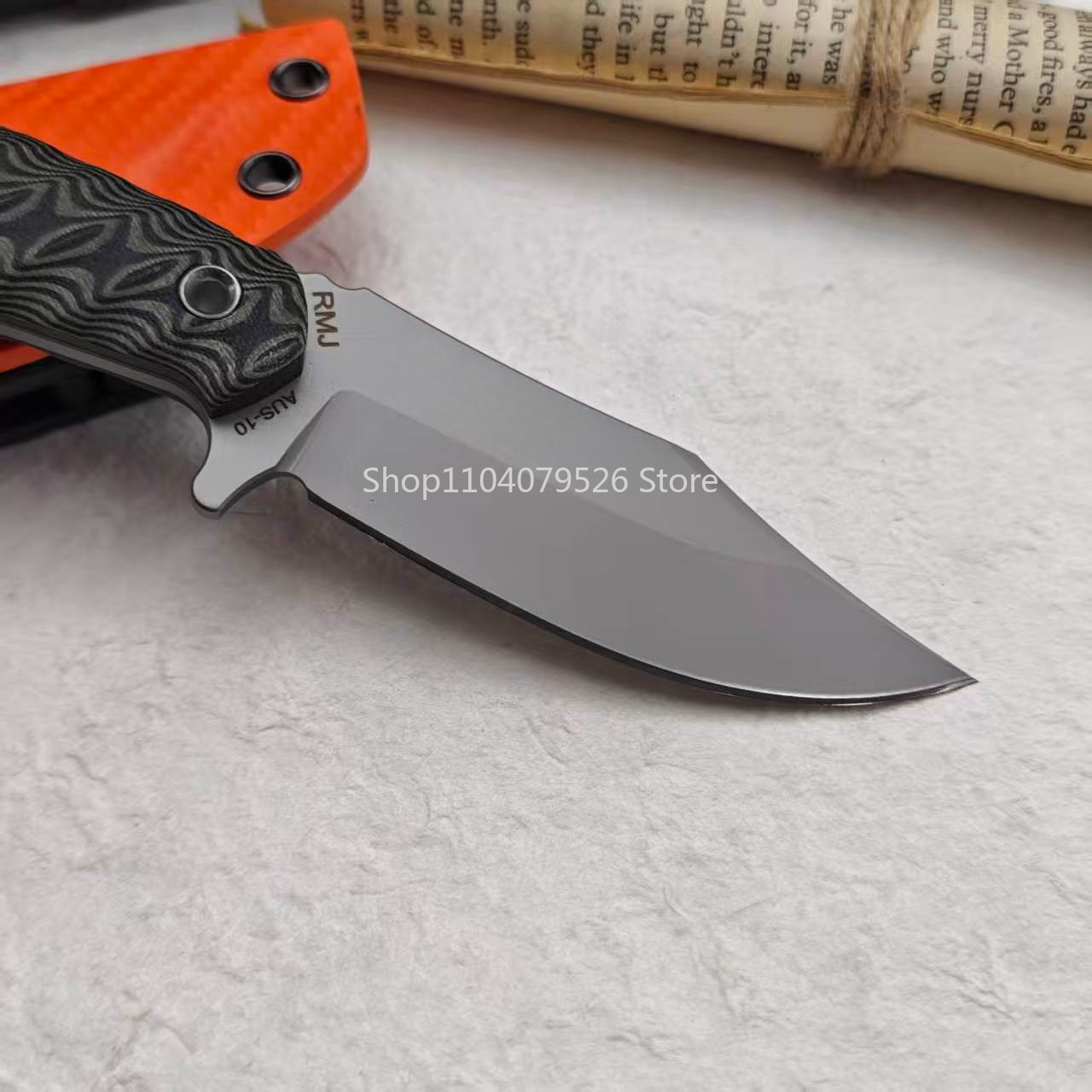 RMJ มีด EDC ใบมีดคงที่ ความแข็ - Bushcraft Knife Fixed บทวิจารณ์และราคา