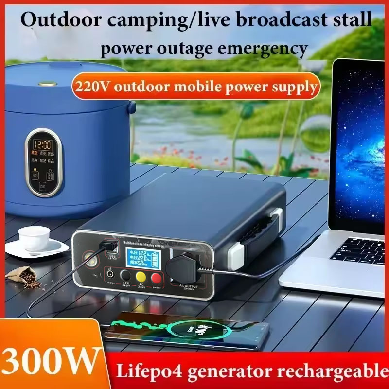 สถานีไฟฟ้าพกพา 300W 220V, 333W - Solar Emergency Charger บทวิจารณ์และราคา